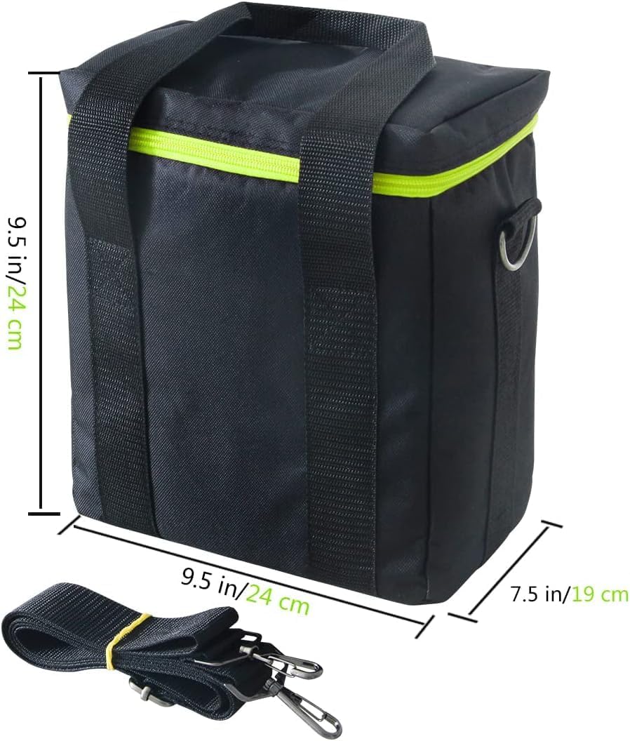 Solar Powered Generator 300W, Portable Solar Generator Power Station with Solar Panels 40W Included and Carrying Case Bag