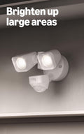 Ring Floodlight Wired, White with Ring Bridge (Newest Model), White