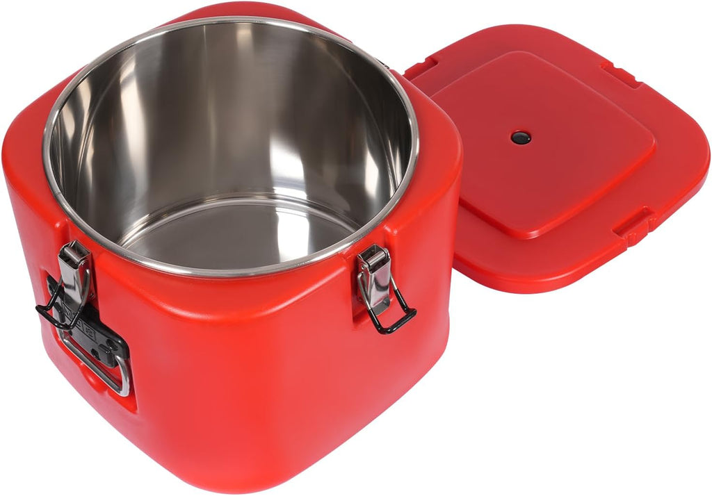 2 Pcs Insulated Beverage Containers, 5.28Gal Food Warmers Food Hot Box, Portable Cold Hot Drink Container, Insulation Food Soup Warmer with Carrying Handles