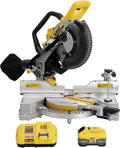 DEWALT 20V MAX XR 10 in. Double Bevel Fixed Miter Saw Kit (DCS714WW1)