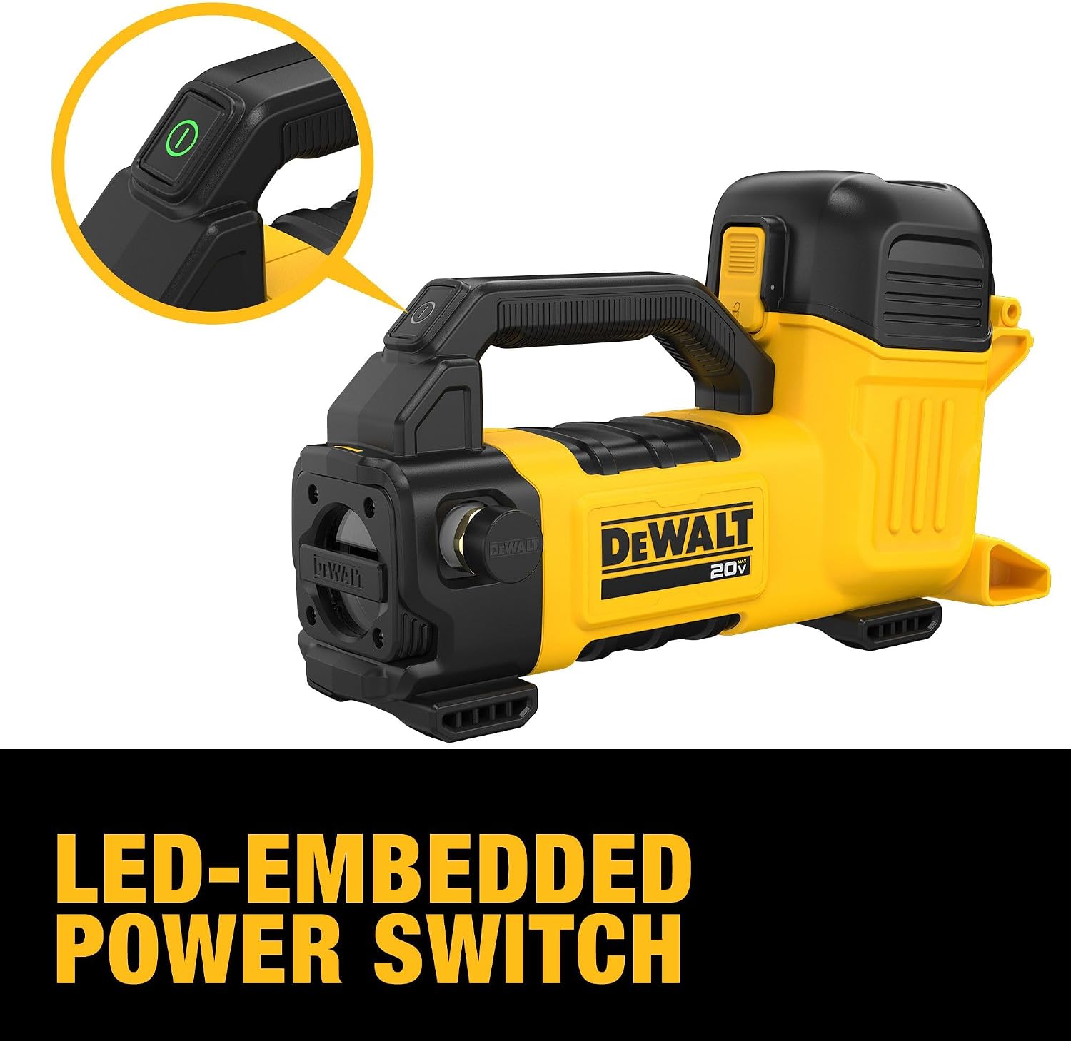 DEWALT 20V MAX Transfer Pump, 10 GPM, Powerful and Lightweight, Profesional Grade Versatility, Bare Tool Only (DCE050B)