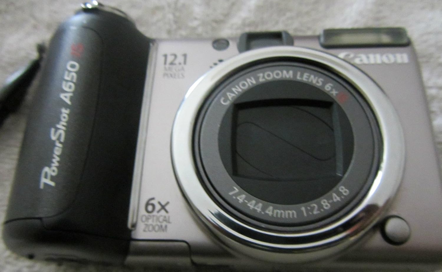Canon PowerShot A650IS 12.1MP Digital Camera with 6x Optical Image Stabilized Zoom