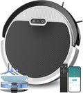 V3 2 in 1 Robot Vacuum and Mop Combo，5000Pa Suction, Works with 2.4G WiFi/Alexa/App/Remote Control, Schedule Cleaning, Automatic Self-Charging, Ideal for Pet Hair, Hard Floor and Carpet