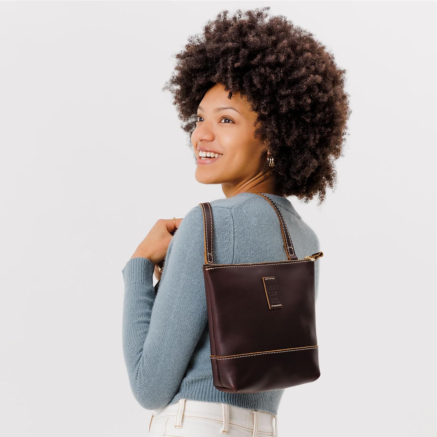 Portland Leather Goods Festival Bag – Lightweight Leather Crossbody Purse – Handmade from the Finest Full-Grain Hides