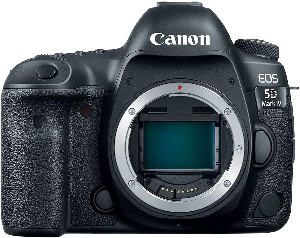 Canon EOS 5D Mark IV DSLR Camera 30.4MP Full Frame with 4K Video, Dual Pixel AF, Wi-Fi, GPS | Pro Photography Camera for Portraits, Landscapes, and Video + Canon EF 24-70mm Lens + Bag + 64GB Card