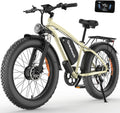 GREATWORK 52V 5000W Peak Dual Motor Electric Bike for Adults, 1300Wh Battery, Up to 45MPH & 100 Miles Range, 26' x 4.0 Fat Tire Electric Dirt Bike with Suspension, Mountain E-Bike for Men Women