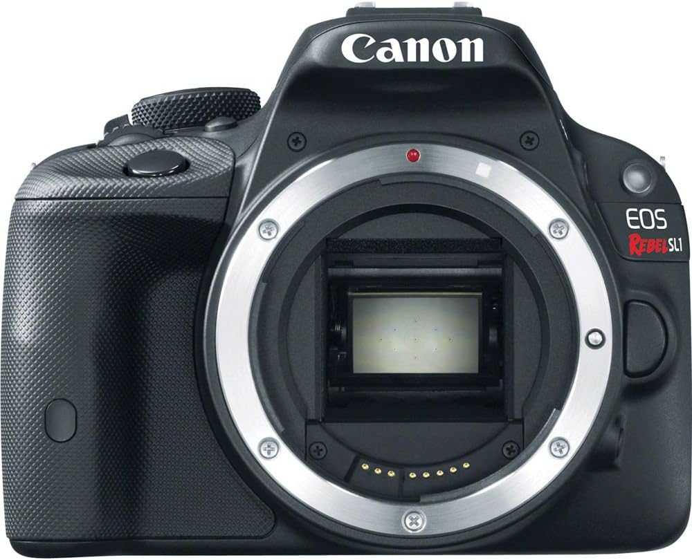 Canon EOS Rebel SL1 Digital SLR with 18-55mm STM + 75-300mm f/4-5.6 III Lens Bundle (Black)