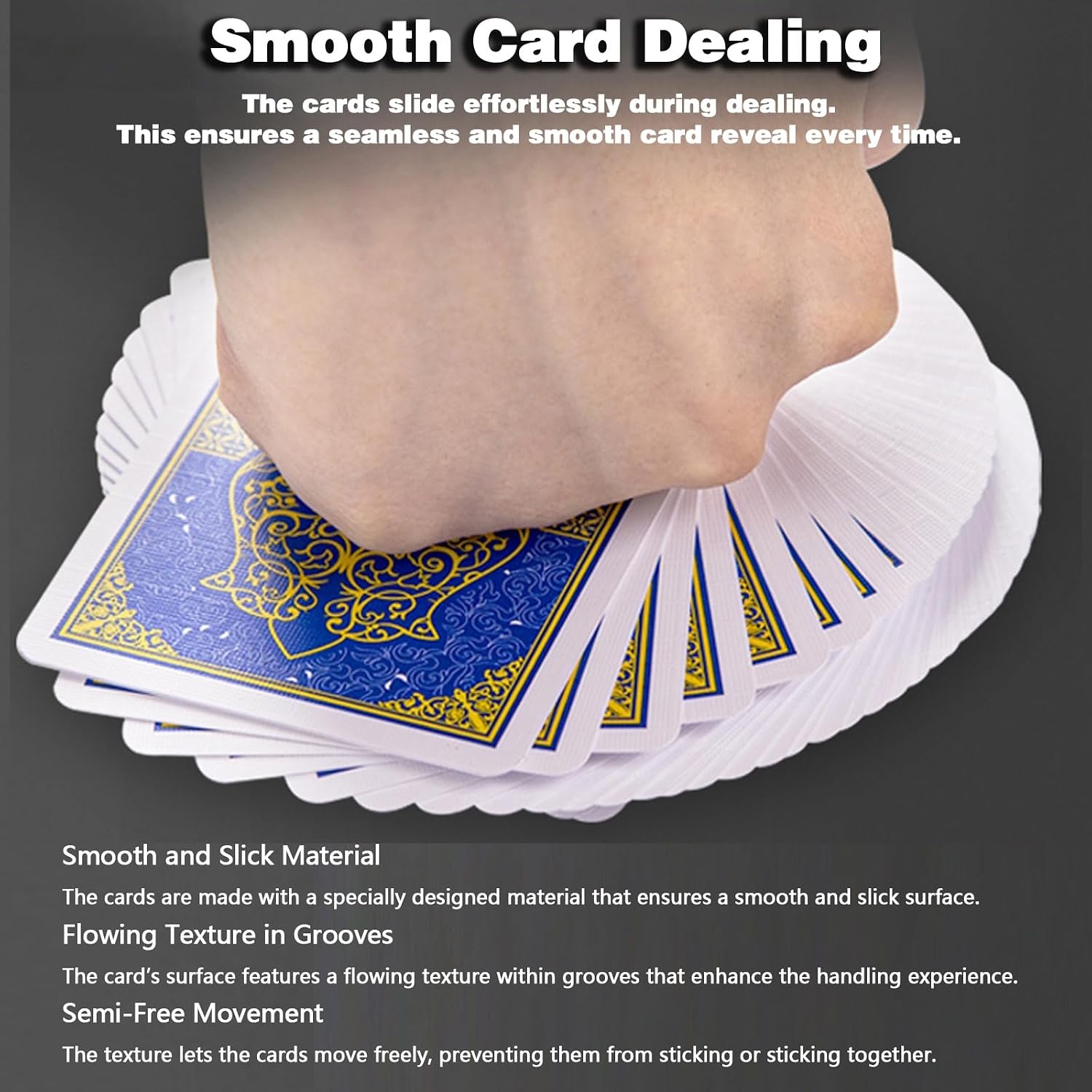Ben Niu 10-Deck Bulk Casino-Quality Waterproof Plastic PVC Poker Playing Cards – Jumbo Index, Durable, Professional, Perfect for Parties & Tournaments