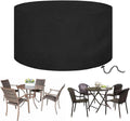Dining Table Chair Set Cover 118' D x 39' H, Outdoor Waterproof Furniture Covers, 420D Heavy Duty Gas BBQ Grill Cover, Windproof Outdoor Cover for Garden (300x100cm)