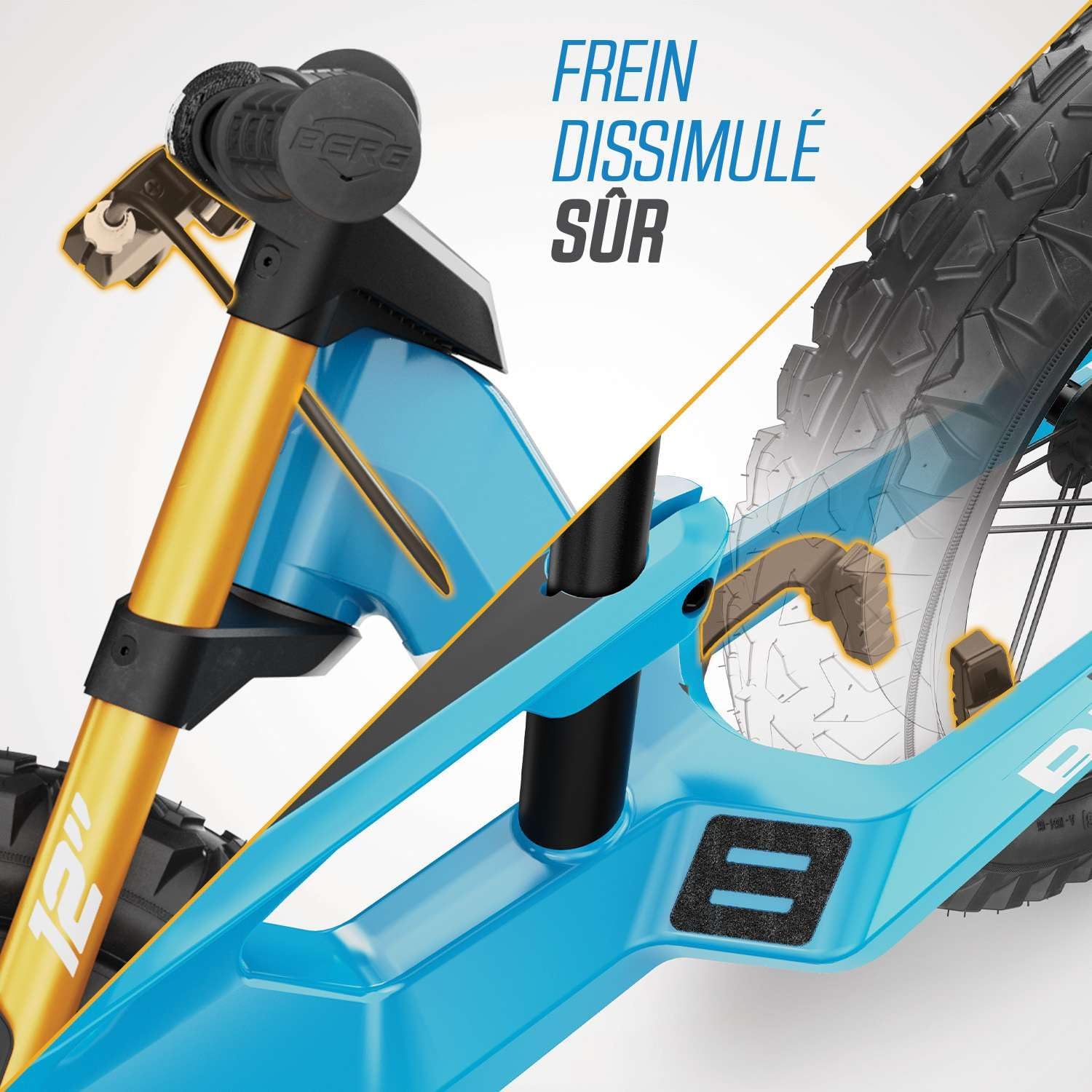 BERG Biky - Balance Bike - Lightweight Toddler Bike - Easy to Use Mini Bike - Ages 2-5 Years