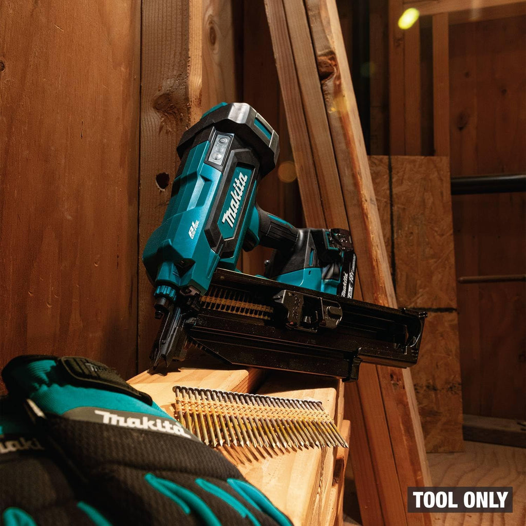 Makita XNB03Z 18V LXT® Lithium-Ion Cordless 21º Full Round Head 3-1/2' Framing Nailer, Tool Only