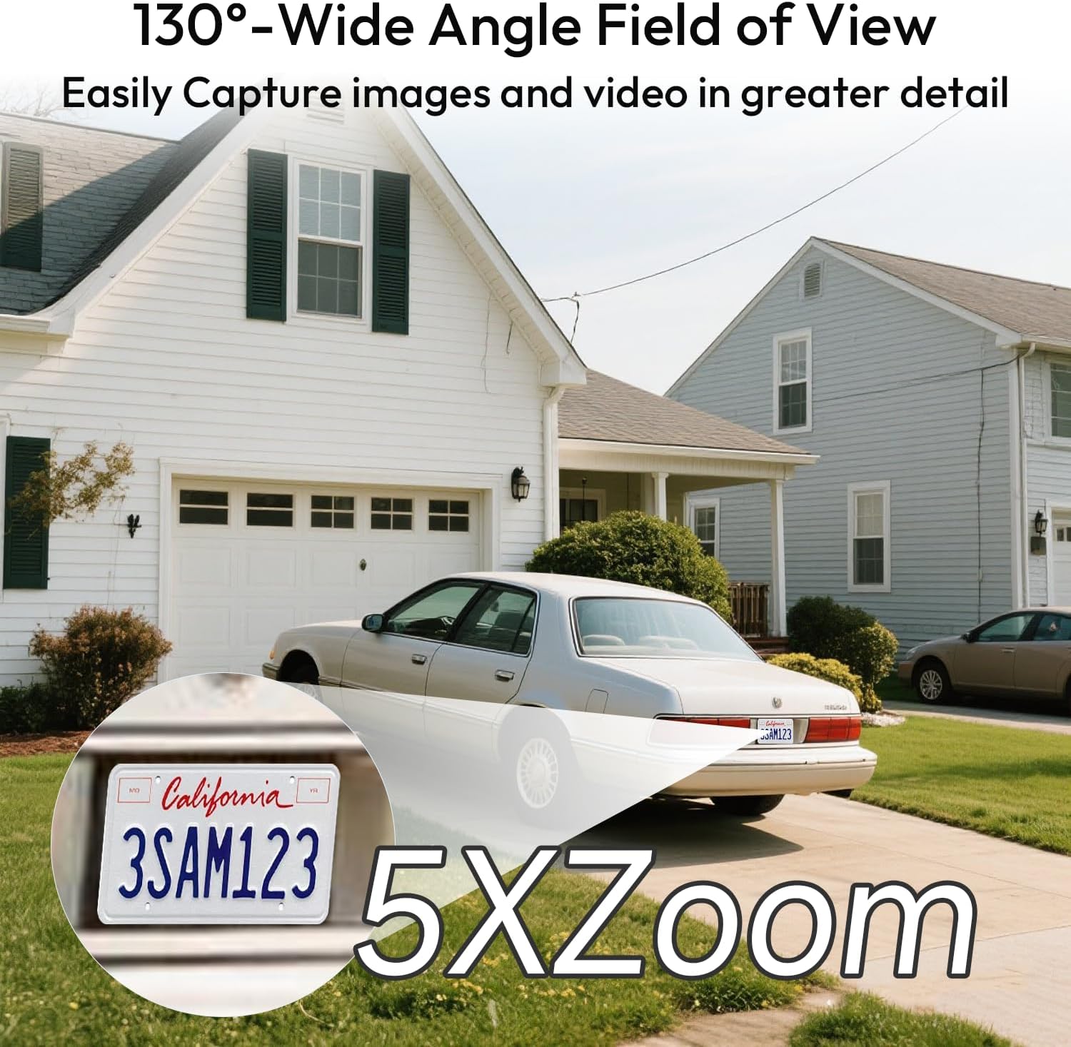 4pcs 2.4G/5G WiFi Cameras for Home Security with Embedded Solar Panel,2.5K Solar Security Cameras Wireless Outdoor with Color Night Vision,2-Way Talk,Siren,IP66, Cloud/SD, AI Detection,W/Alexa