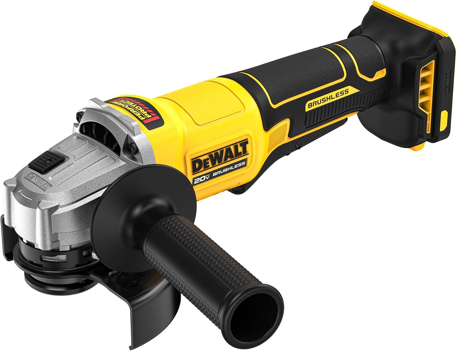 DEWALT 20V MAX Cordless 4 1/2 Inch Paddle-Switch Grinder, Bare Tool Only (DCG408B)