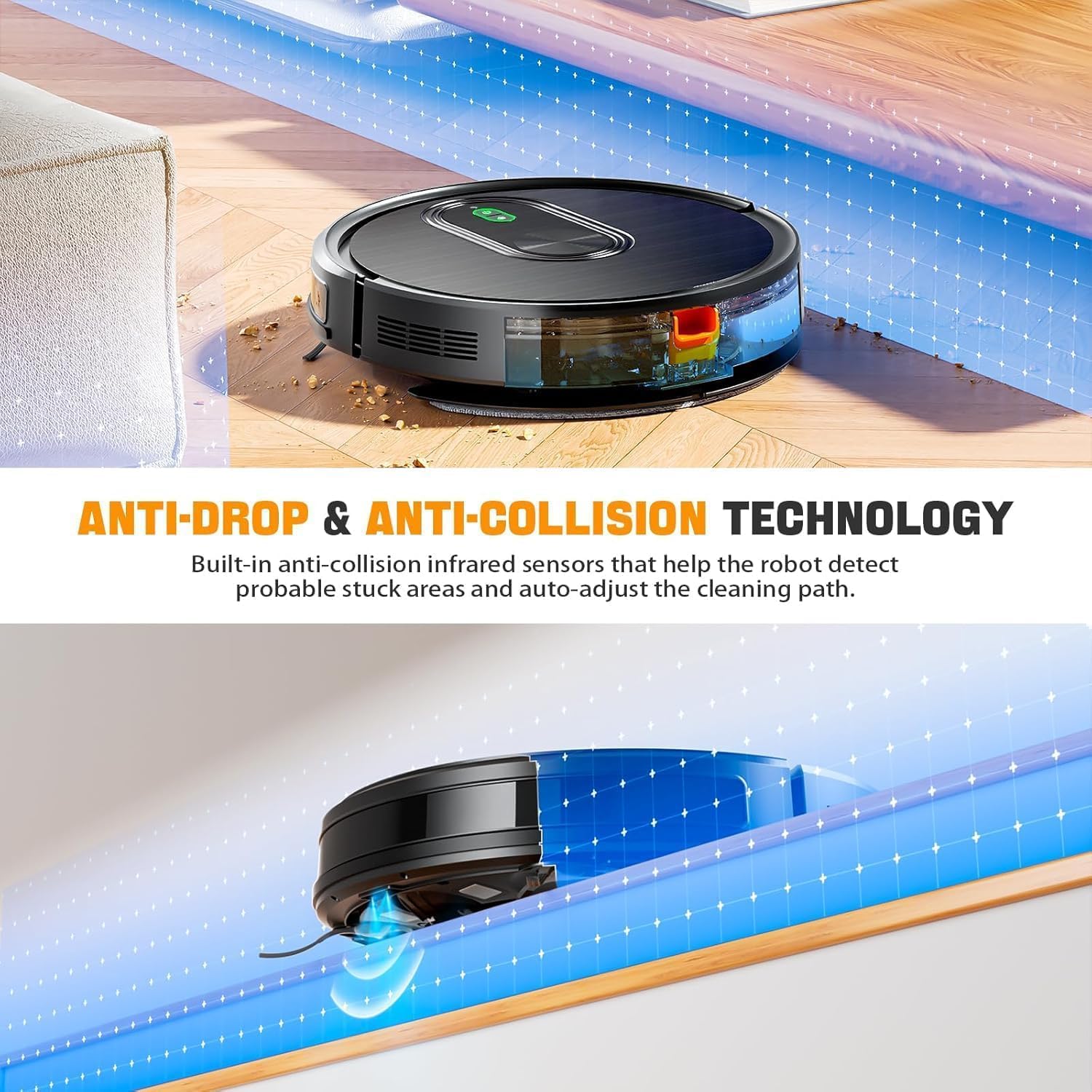 Robot Vacuum Cleaner & 2 in 1 Vacuuming JSL