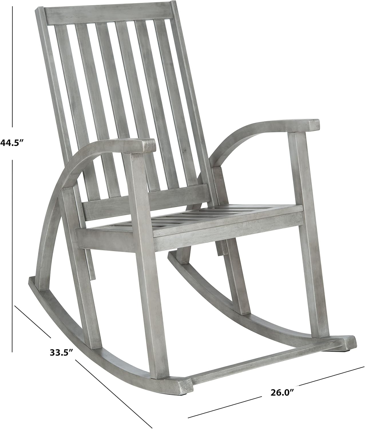 SAFAVIEH Outdoor Collection Clayton Look Rocking Chair