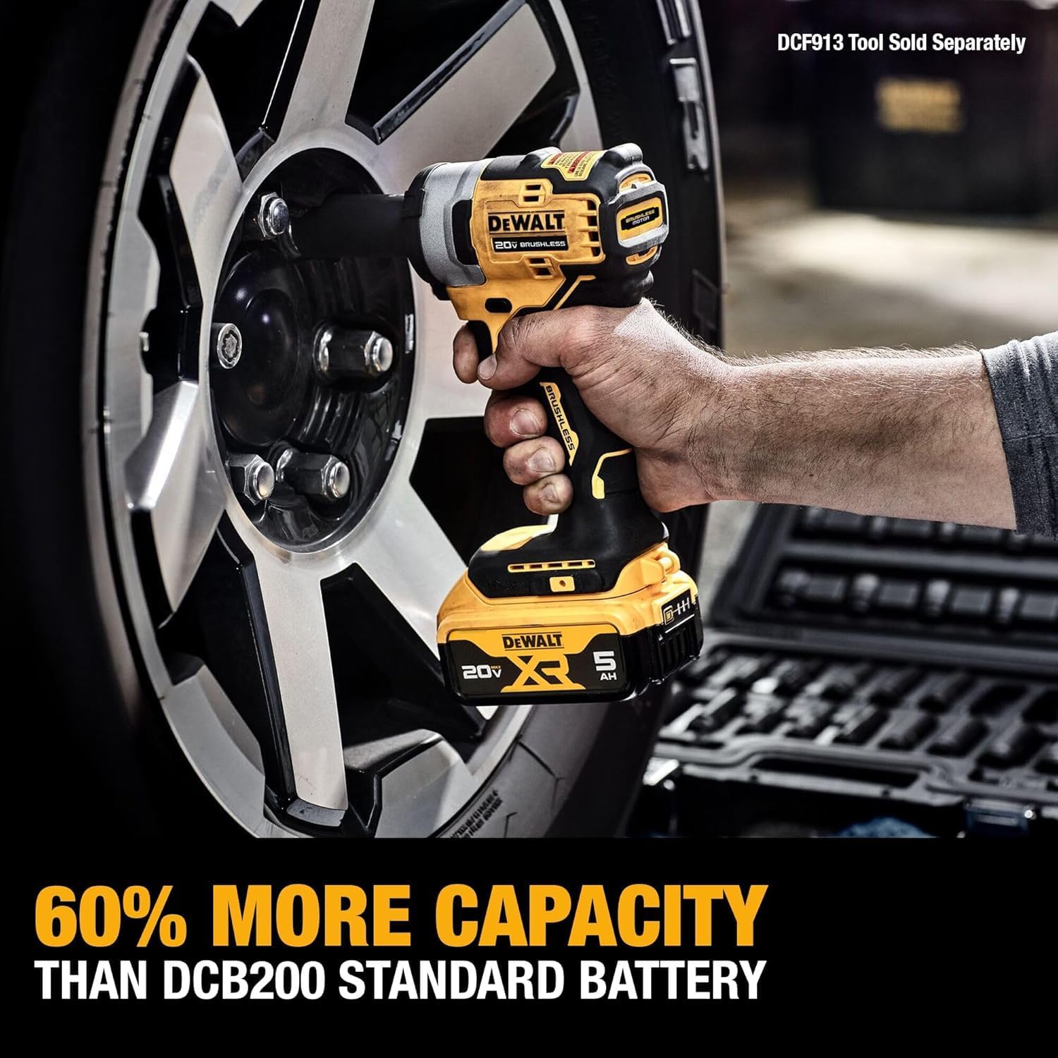 DEWALT 20V Max Battery, 4 Pack, Includes 2 x 5.0Ah Extended Runtime Batteries and 2 x 2.0Ah Compact Batteries (DCB235-4)