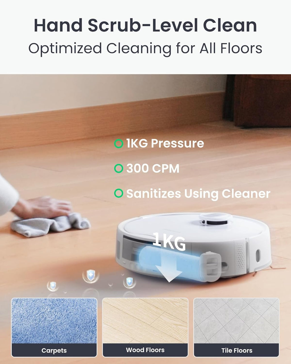 SwitchBot S20 Robot Vacuum and Mop with Matter, 10000Pa Powerful Suction, Roller Mop, AI Navigation, Auto Mop Washing & Drying, 90 Days Hands-Free, Self-Emptying, Works with AppleHome Alexa GoogleHome