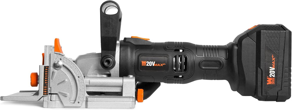 WEN Cordless Plate and Biscuit Joiner Kit with 20V Max 4.0Ah Battery and Charger (20648)