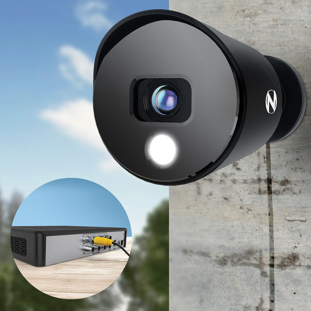Night Owl 12 Channel DVR Video Home Security Camera System with (6) Wired 1080p HD Indoor/Outdoor Deterrence Cameras and 1TB Hard Drive (Add up to 4 Wi-Fi Cameras)