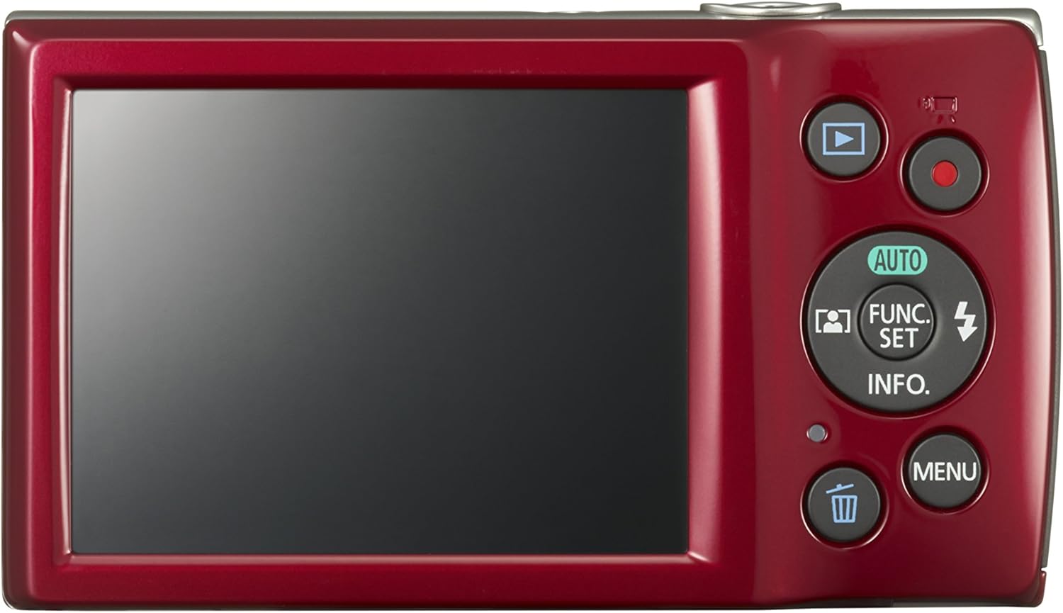 Canon PowerShot ELPH 180 Digital Camera w/Image Stabilization and Smart AUTO Mode (Red) (Renewed)