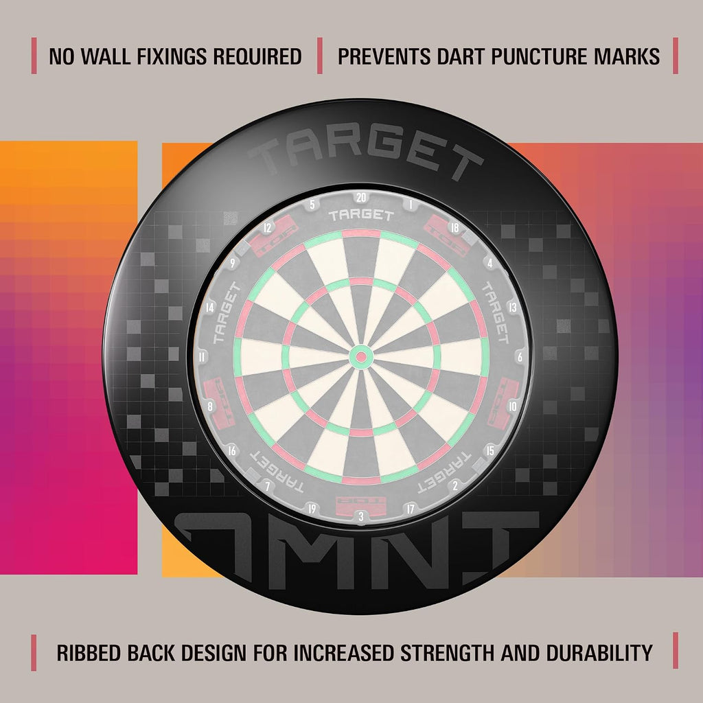 Target Darts Omni-Ring: LED Lighting & auto Scoring for dartboards. Includes Scoring cam, Magnetic Board Light, Catch Ring Light. Also in Ultimate Home Bundle.