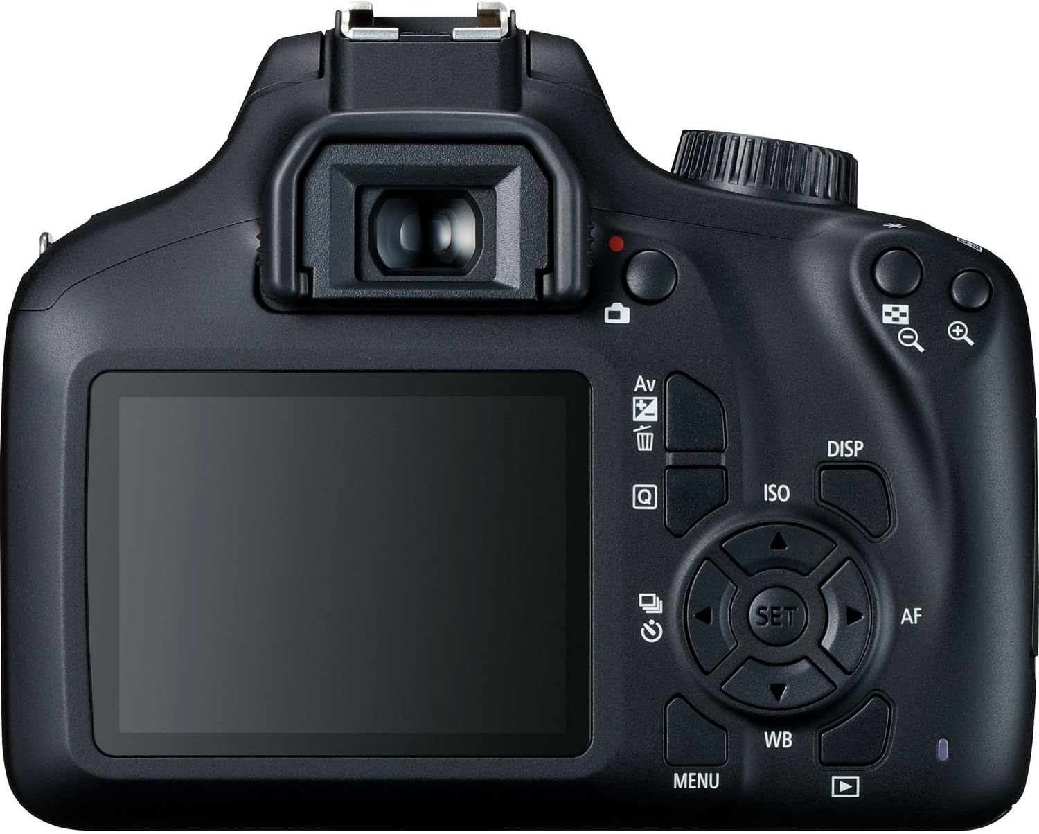 Canon EOS 4000D DSLR Camera with EF-S 18-55mm III Lens & EF 75-300mm III Lens Basic Bundle - Includes: Extended Life LPE10 Replacement Battery (1600mAh) & 2X Universal Lens Cap Keeper (Renewed)