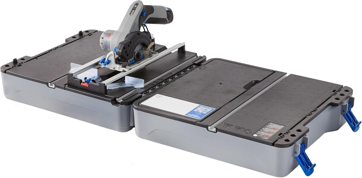 Dremel Blueprint Portable Saw Station with 12V Brushless Compact Circular Saw and Multi-Purpose Cutting Case (CS12V-S1C)