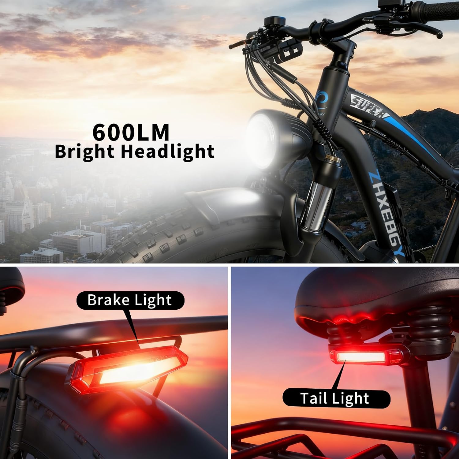 9000W Peak 60V 1560Wh Battery High-Power Dual Motor Ebike, 46MPH 90-100 Miles Long Range, Fat Tire Electric Bike for Adults Men with Hydraulic Disc Brake Electric Bicycle for Off-Road (Black)