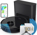 Robot Vacuum Cleaner with Mop Self Emptying;「70 Days* Hands-Free 」2.5L Self Emptying Station,Lidar Navigation WiFi/App/Alexa,Carpet Boost,4in1Robotic for Pet Hair Hard,Floor,Carpet
