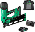 Metabo HPT 18V MultiVolt Cordless 21° Framing Nailer Kit, 3-1/2' Plastic Strip Framing Cordless Nailer, Power Tool with 4.0Ah Lithium Ion Battery, Drives 2' to 3-1/2' Nails, NR1890DRA