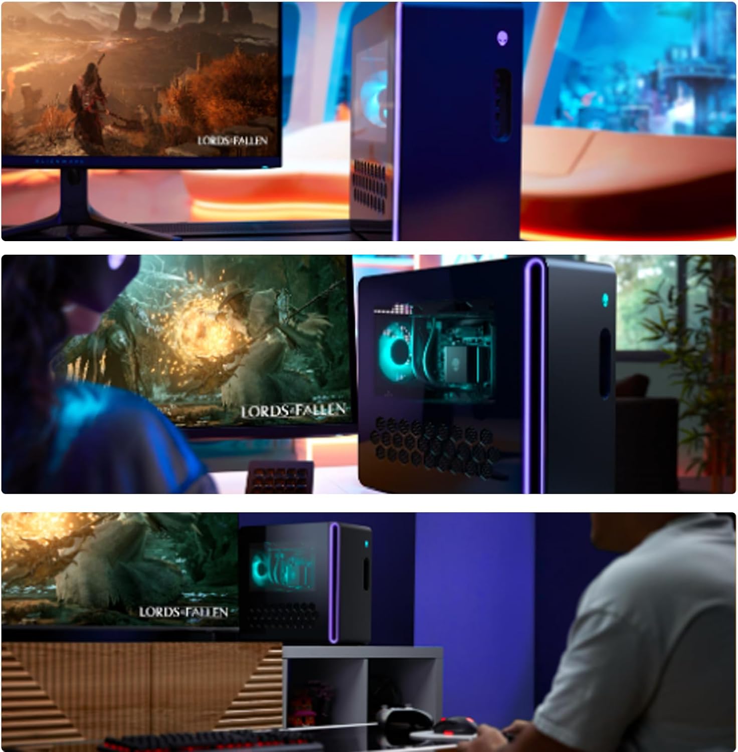 Dell Alienware Aurora R16 Gaming Desktop PC - NVIDIA RTX 5080 16GB GDDR7 - Intel Core Ultra 9 Processor 285K - AlienFX Liquid Cooling - Win 11 Pro, Office Pro(64 GB DDR5 | 4 TB SSD+2TB HDD)