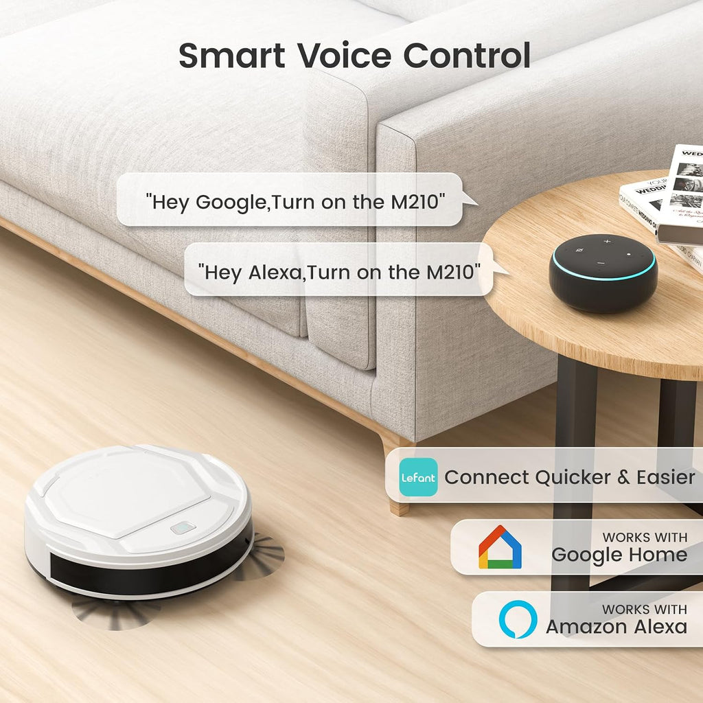 Lefant Robot Vacuums, 2200Pa Strong Suction, 120 Min Runtime