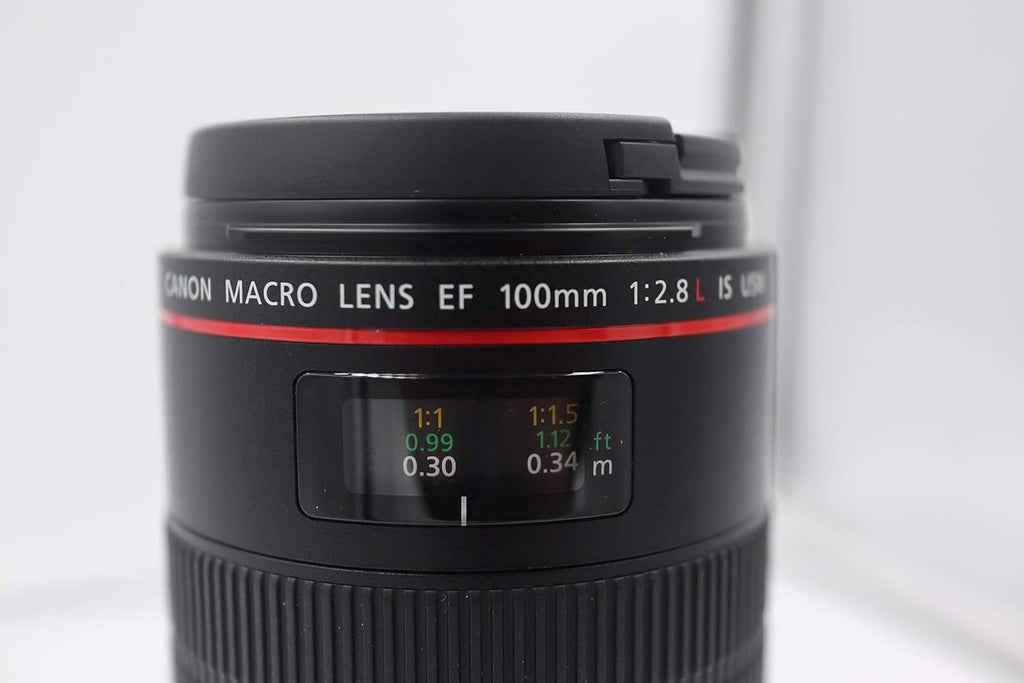 Canon EF 100mm f/2.8L IS USM Macro Lens for Canon Digital SLR Cameras, Lens Only, Black