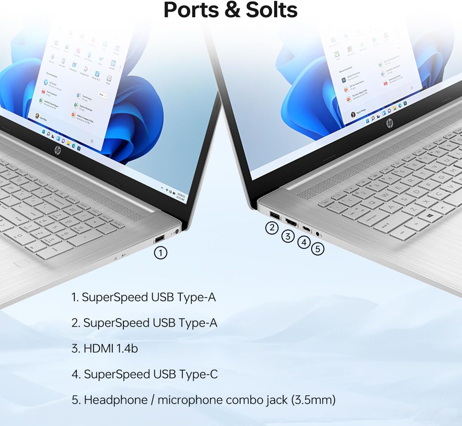 HP 2025 Latest Premium Laptop, 17.3' HD+ Touchscreen, 13th Gen Intel Core i7-1355U (> R5 7430U) High-Performance Tier Processor, 32GB RAM, 2TB PCIe SSD, FP Reader, Wi-Fi 6, Windows 11 Home