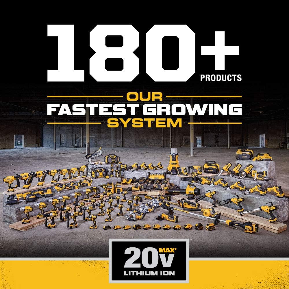 DEWALT 20V MAX Cordless Drill/Driver - Bare Tool (DCD780B), Yellow