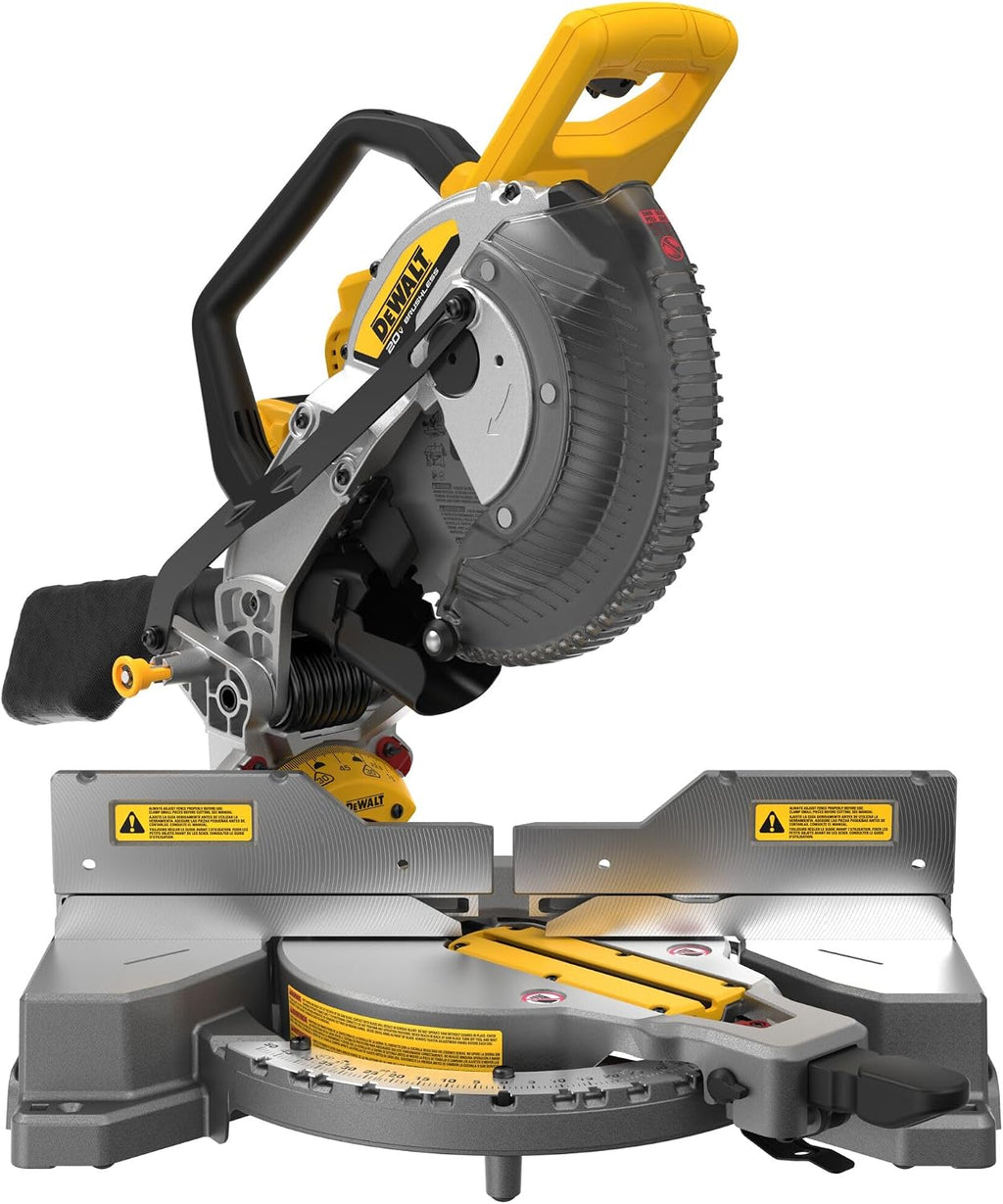 DEWALT 20V MAX XR 10 in. Double Bevel Fixed Miter Saw Kit (DCS714WW1)