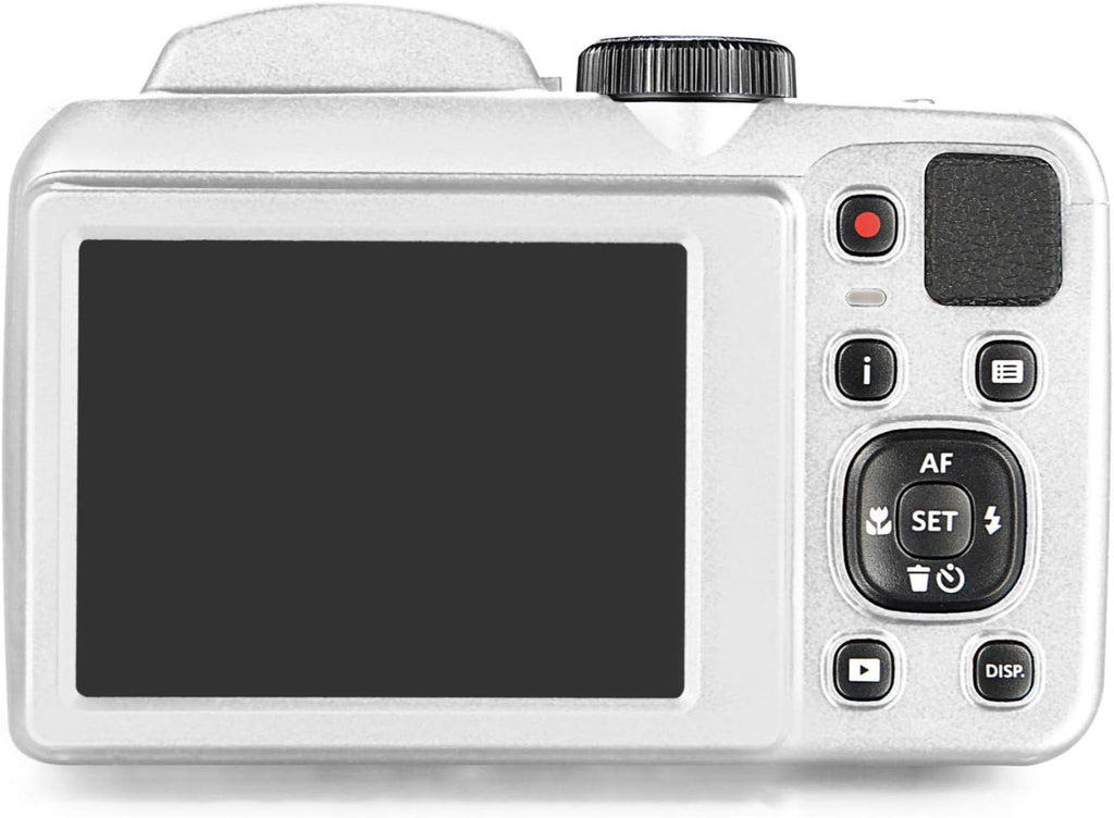 Kodak PIXPRO AZ252 Astro Zoom 16MP Digital Camera (White) Bundle with 32GB SD Card and Case (3 Items)