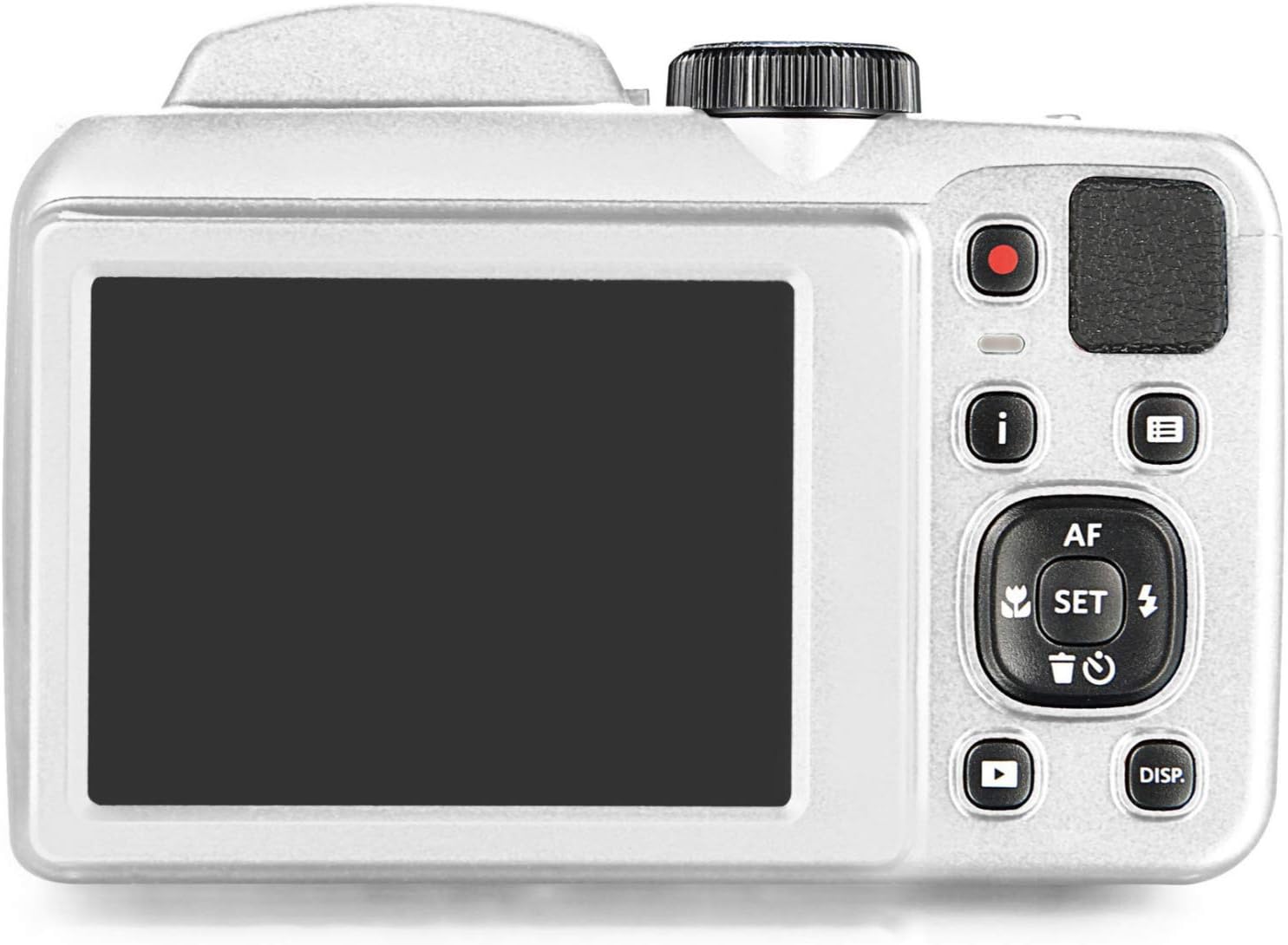 Kodak PIXPRO AZ252 Astro Zoom 16MP Digital Camera (White) Bundle with 32GB SD Card and Case (3 Items)