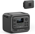 BLUETTI Elite 300 Portable Power Station with Charger 2 (Ship Separately), 1000W DC-DC Alternator Charger,3.2H Full Charge via Car,3014.4Wh 2400W LFP Battery Backup for Home Backup, Camping & RV Power
