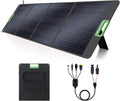 200W High Efficiency ETFE Foldable Solar Panel for Portable Power Station, IP65 Waterproof Solar Charger with Kickstands, DC XT60 & Anderson Outputs for Outdoor RV Camping Emergency Blackout