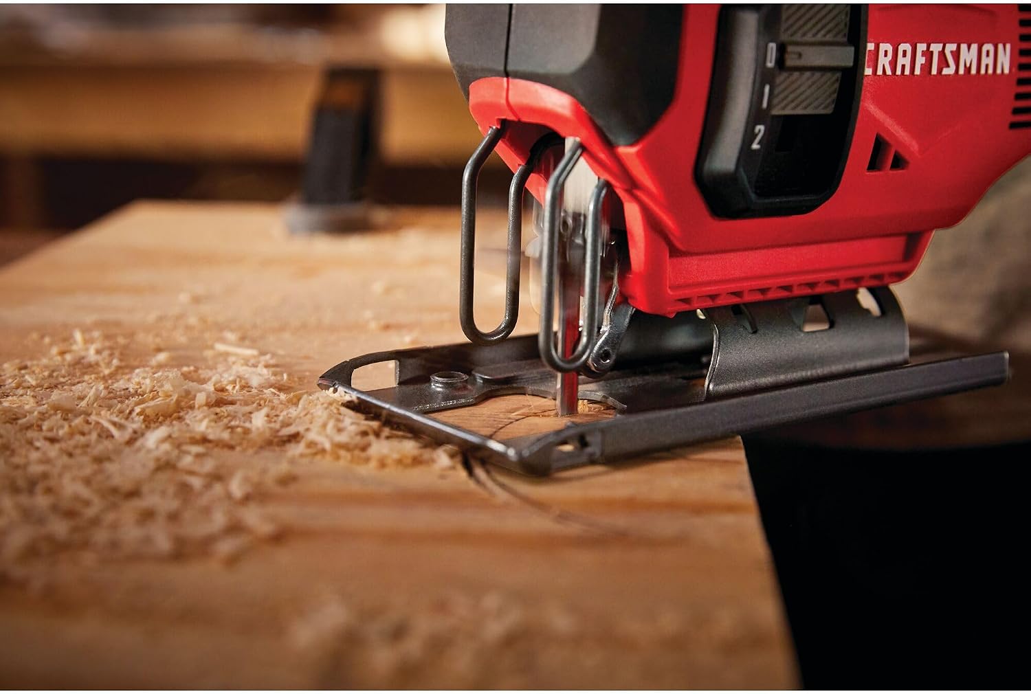 CRAFTSMAN V20 Cordless Jig Saw Kit, 3 Orbital Settings, Up to 2,500 SPM, Battery and Charger Included (CMCS600D1)