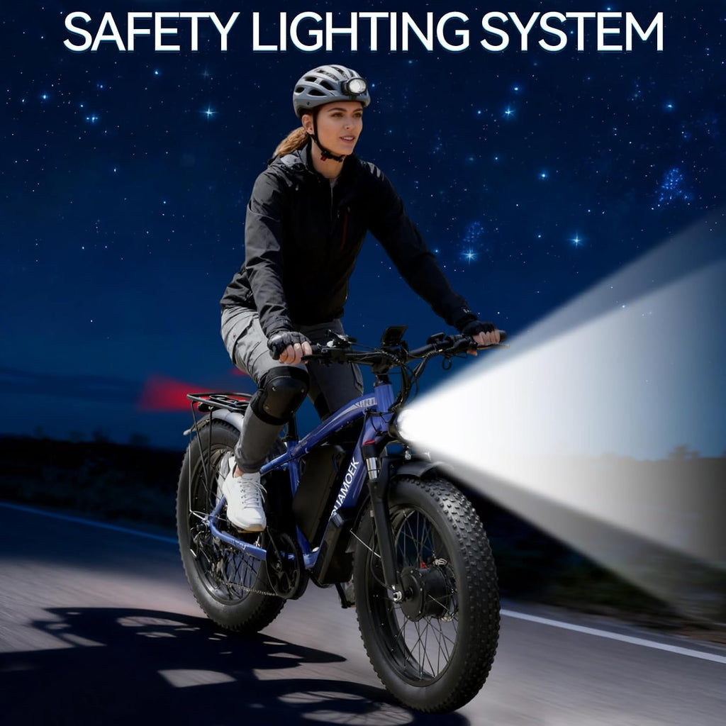 Peak-9000W-Dual-Motor-Electric-Bike for Adults with 52V 34Ah 1768Wh Battery Up to 105 Mile, 46MPH Fast-Dual-Motor-Ebike,24'*4' AWD Fat-Tire-Electric-Bicycle Mountain Front Lockable Suspension