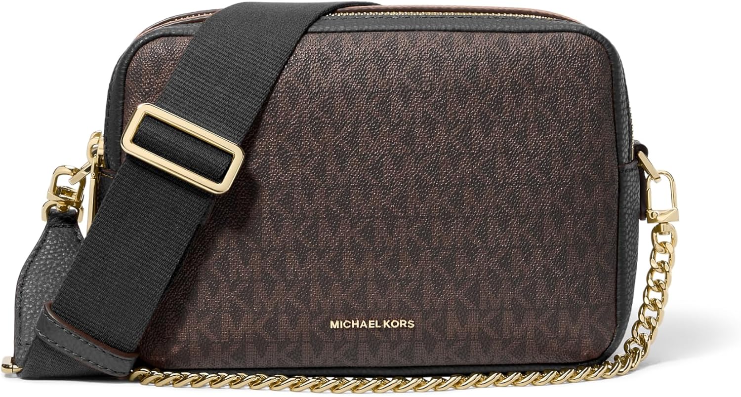 Michael Kors, Womens, Bryant Double Zip Chain Camera Crossbody