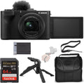 Canon PowerShot V1 Digital Camera Bundle + 64GB Extreme PRO Memory Card, Grip Tripod & Camera Shoulder Bag