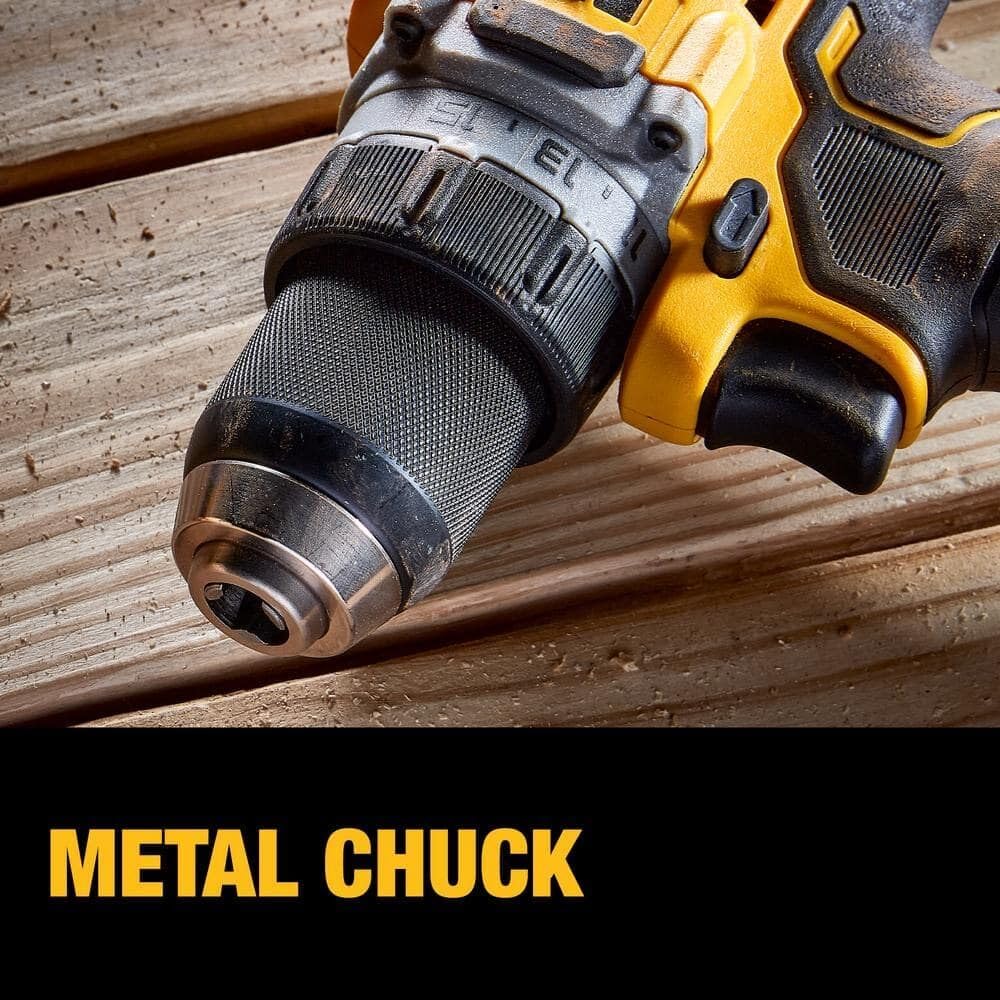 DEWALT 20V MAX XR Cordless Drill/Driver Kit, Brushless, Compact, with 2 Batteries and Charger (DCD800D2)