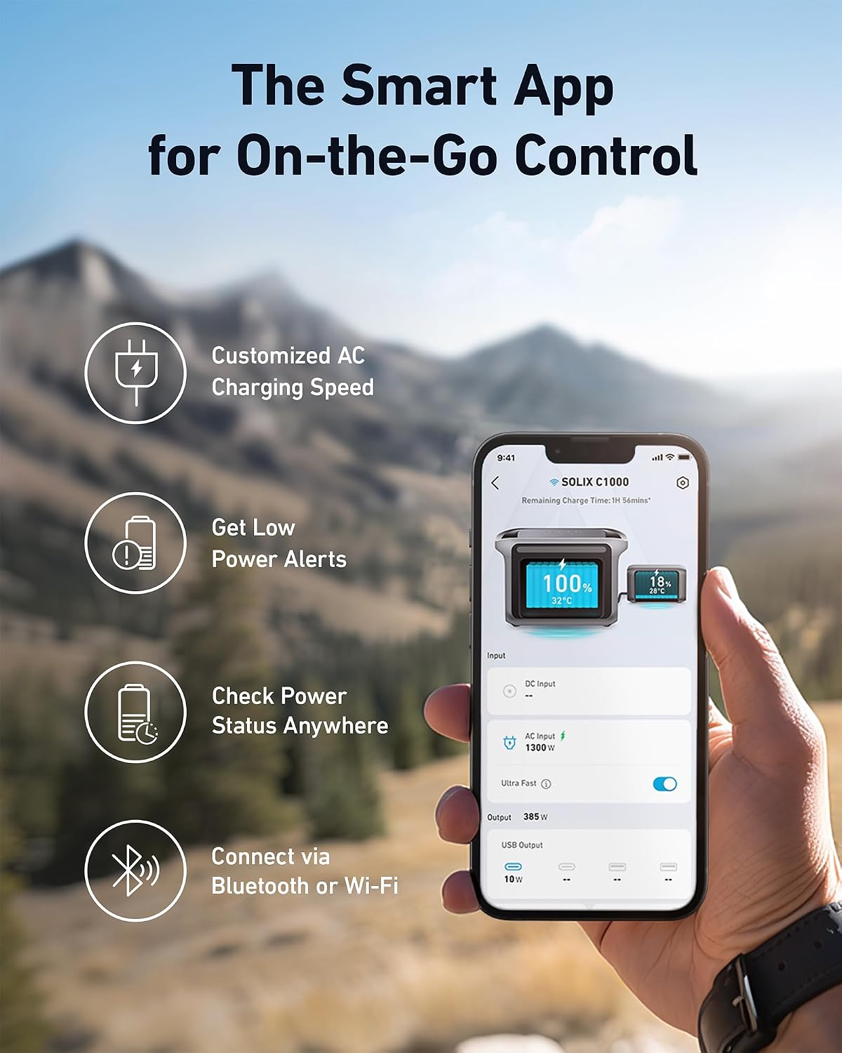 Anker SOLIX BP1000 Expansion Battery (1056Wh), LiFePO4 Batteries with 10-Year Lifespan, 1056Wh Extra Battery SOLIX C1000