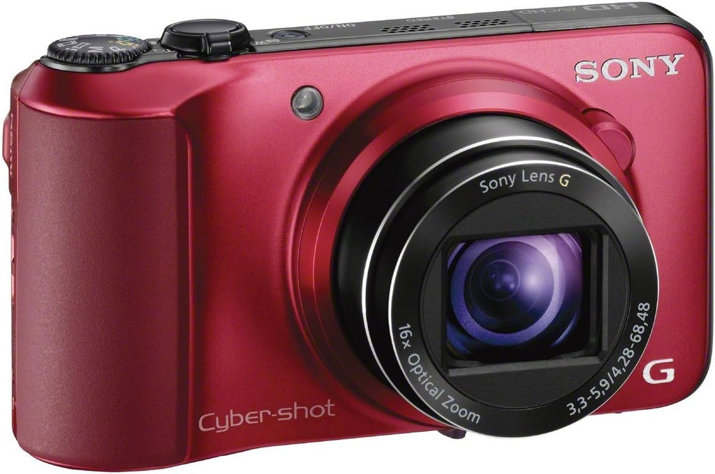 Sony Cyber-shot DSC-HX10V 18.2 MP Exmor R CMOS Digital Camera with 16x Optical Zoom and 3.0-inch LCD (Red) (2012 Model)