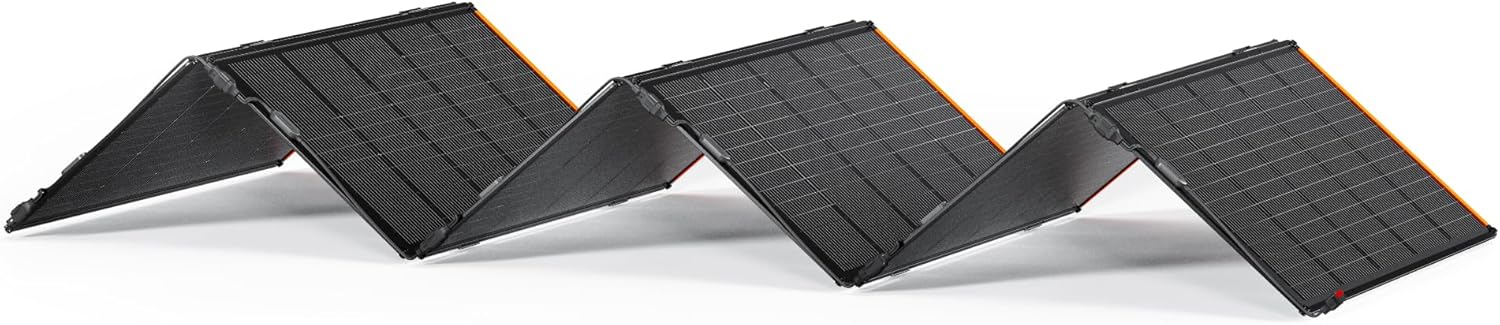 Jackery SolarSaga 500X Solar Panels, 500W Power Output, 25% High Bifacial Conversion Efficiency, Compatible with Explorer 5000 Plus,IP68 Rated for Outdoor Camping,RVs,and Off-Grid Living (Renewed)