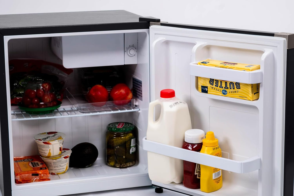 Frigidaire 1.6 cu ft Compact Mini Fridge, Perfect for Home or Office, Contemporary Series, Black, 1.6 cu ft