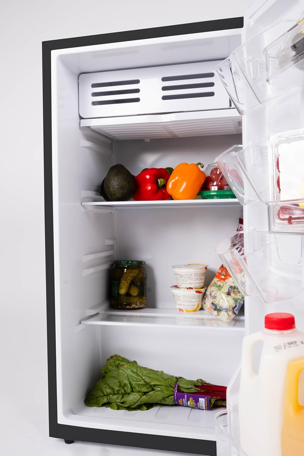 Frigidaire Refrigerator-Retro Mini Fridge Energy Saving-Adjustable Thermostat Control- Ideal for Dorm, Office, RV, Garage, Apartment 3.1 Cu Ft, ONYX